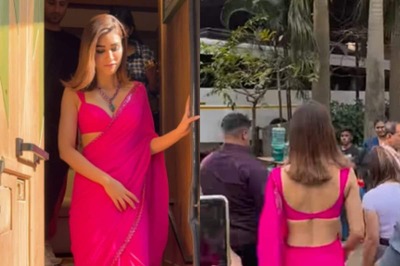 Sexy! Kriti Sanon Exudes Charm In a Hot Pink Saree As She Promotes TBMAUJ On Indian Idol | Photos