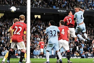 Man City title favourites after United win