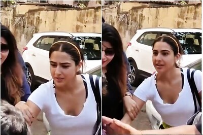 Fan Tries to Kiss Sara Ali Khan's Hand, Watch Actress' Reaction