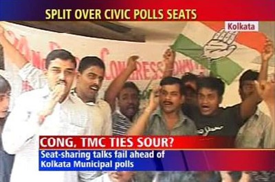 Cong, Trinamool to contest alone in KMC polls