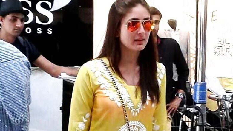Snapshot: Kareena Kapoor on the sets of Saif Ali Khan's 'Humshakals' in Mauritius
