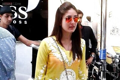 Snapshot: Kareena Kapoor on the sets of Saif Ali Khan's 'Humshakals' in Mauritius