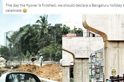 Bengaluru's Ejipura Flyover Work Finally Resumes And Locals Have Started Digging Memes