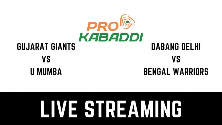 Gujarat Giants vs U Mumba, Dabang Delhi vs Bengal Warriors Live Streaming: When and Where to watch Pro Kabbadi League Season 9 Live Coverage on Live TV Online