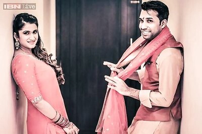 Snapshot: Smily Suri and Vineet  Bangera exchange wedding vows