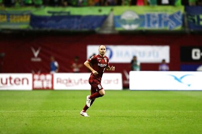 Andres Iniesta Makes 1st start as Vissel Kobe Beats Kashiwa in J-League