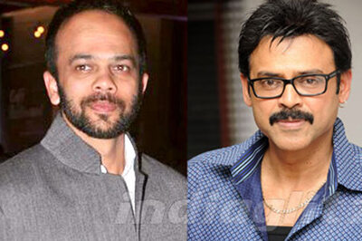 Bollywood director Rohit Shetty surprises Venkatesh