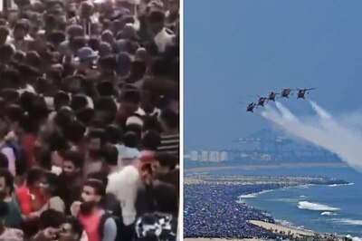 'Crazy' Video Shows People Hanging On Train Doors To Reach Chennai IAF Air Show Venue