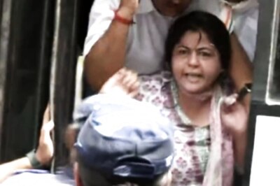 Caught on Cam: Mahila Congress President Spits on Cops, BJP Slams 'Shameful & Disgusting' Act
