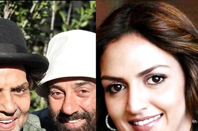 Sunny Deol And Dad Dharmendra Pose For A Happy Photo, Esha Deol's Reaction Goes Viral