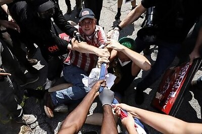 Right-wing groups clash with counter protesters in several U.S. states