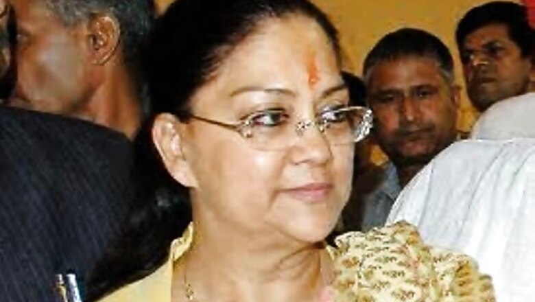 BJP won't stop welfare schemes in Rajasthan, says Vasundhara Raje