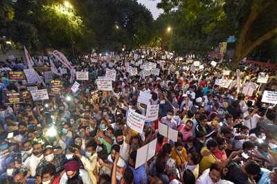 Delhi Police File Case Against Those Protesting at Jantar Mantar against Hathras Gang-rape Case