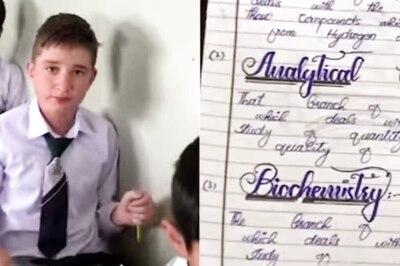 Flawless Writing Of A Pakistan Boy Turn Exam Answer Sheet into A Work of Art
