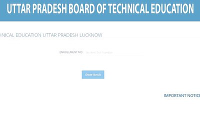 BTEUP Polytechnic Even Semester Results 2017 Declared on result.bteupexam.in