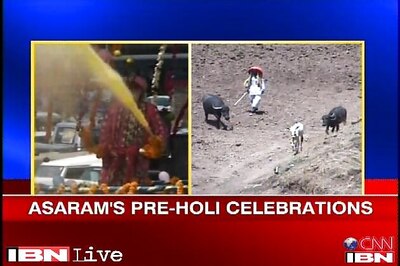 Asaram denies wasting water, says people use more water for bathing