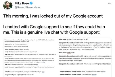 If You Get Locked Out Of Your Google Account, Good Luck Getting Back In: But There Is Hope