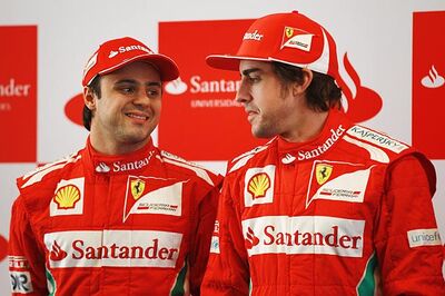 Alonso laughs off team-mate Massa's challenge