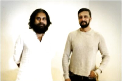 In Pics: Kiccha Sudeep Meets Pawan Kalyan in Hyderabad