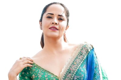 Anasuya Bharadwaj's Green Lehenga Skirt Is The Perfect Sangeet Wear