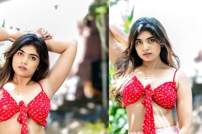 Rithu Chowdhary Sets Temperature Soaring In Red Bralette And Floral Skirt