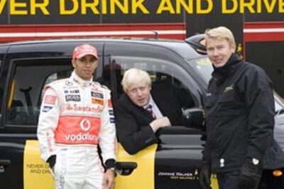 Hamilton, Hakkinen join hands against drunken driving