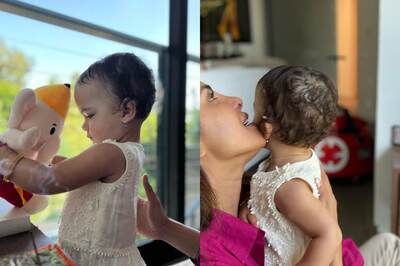 Just A Cute Photo Of Malti With Lord Ganesha, Shared By Mommy Priyanka Chopra