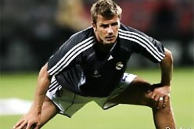 Beckham still not in Real's starting XI