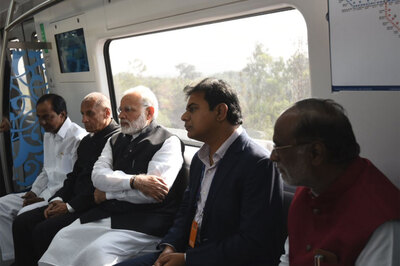 Hyderabad Metro Launch: PM Modi Flags Off 30-km Rail Link, Takes First Ride