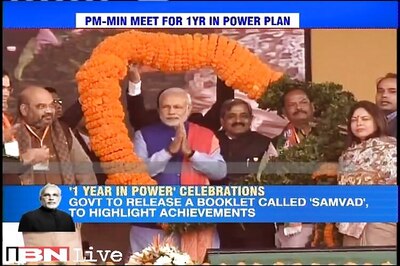 Modi to meet top ministers to chalk out plan to celebrate his government's one year in office