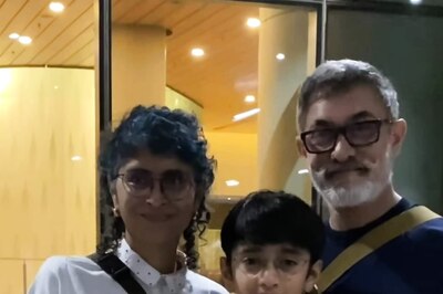 Aamir Khan Poses With Ex-Wife Kiran Rao, Son Azad as They Are Clicked at the Airport, See Pic