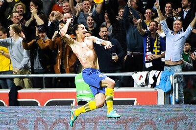 Ibrahimovic's one-man show sinks England