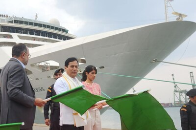 India's First International Cruise Flagged Off from Chennai to Sri Lanka