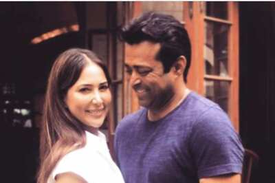 Kim Sharma and Leander Paes Spotted Holding Hands at Juhu's Soho House