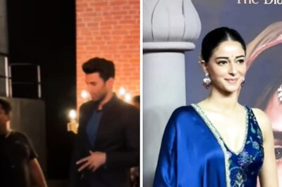 Heeramandi Screening: Ananya Panday And Aditya Roy Kapur Spotted Twinning