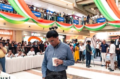 Chess Legend Viswanathan Anand Takes on 22 Players in a Simultaneous Exhibition Match