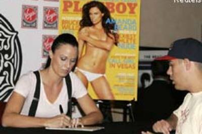 Playboy model Amanda to bare all in fur protest
