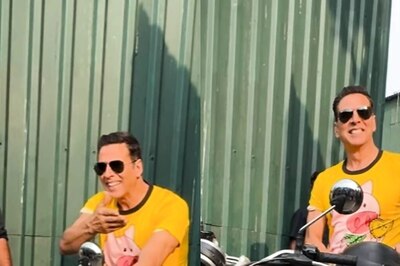 Akshay Kumar Is All Smiles As He Gets Papped Riding Bike Post Shoot Of Jolly LLB 3, Video Goes Viral