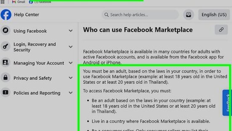 How to Fix Facebook Marketplace Not Working