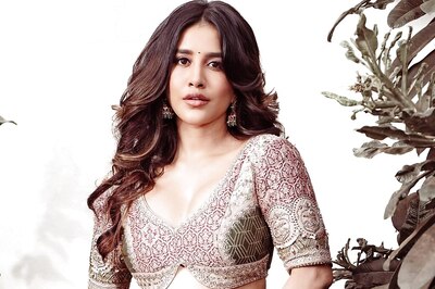 Actress Nabha Natesh Raises Temperatures In Red Lehenga