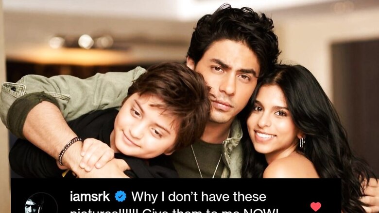 SRK Asking Aryan Khan to Send Pics in the Most Dad Way Possible Wins Twitter