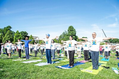 International Yoga Day 2019: Texans Ready to Bend and Twist