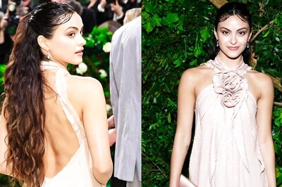 Camila Mendes Steals The Spotlight In Sequined Rosette Dress At Met Gala 2024