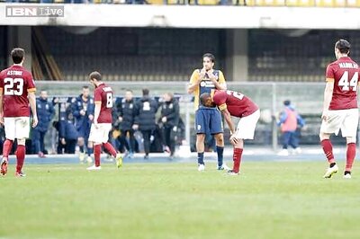 Serie A: Roma's title hopes fade after 1-1 draw at Hellas Verona
