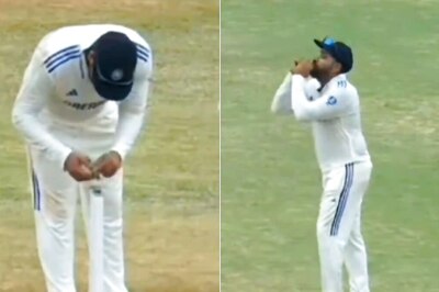 Rohit Sharma Performs 'Bail Swap' Trick, Gestures Blowing Magic Dust in Search of Wickets vs Bangladesh | WATCH