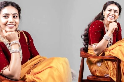 Sapthami Gowda Looks Elegant As She Flaunts Her Desi Avatar In This Yellow Saree