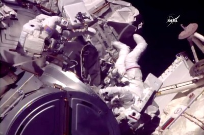 Spacewalking Astronauts Grease Robot Arm’s New Hand