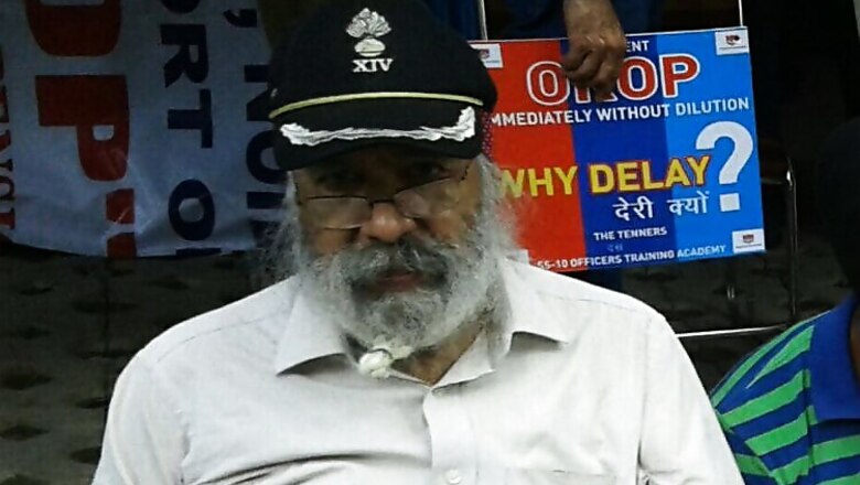 Colonel Inderjit Singh, who started the fight for OROP 34 years ago, continues with the war