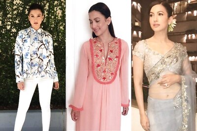 Gauahar Khan Ups The Fashion Quotient During Begum Jaan Promotions