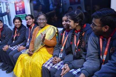 WATCH | President Droupadi Murmu Takes Ride in Delhi Metro